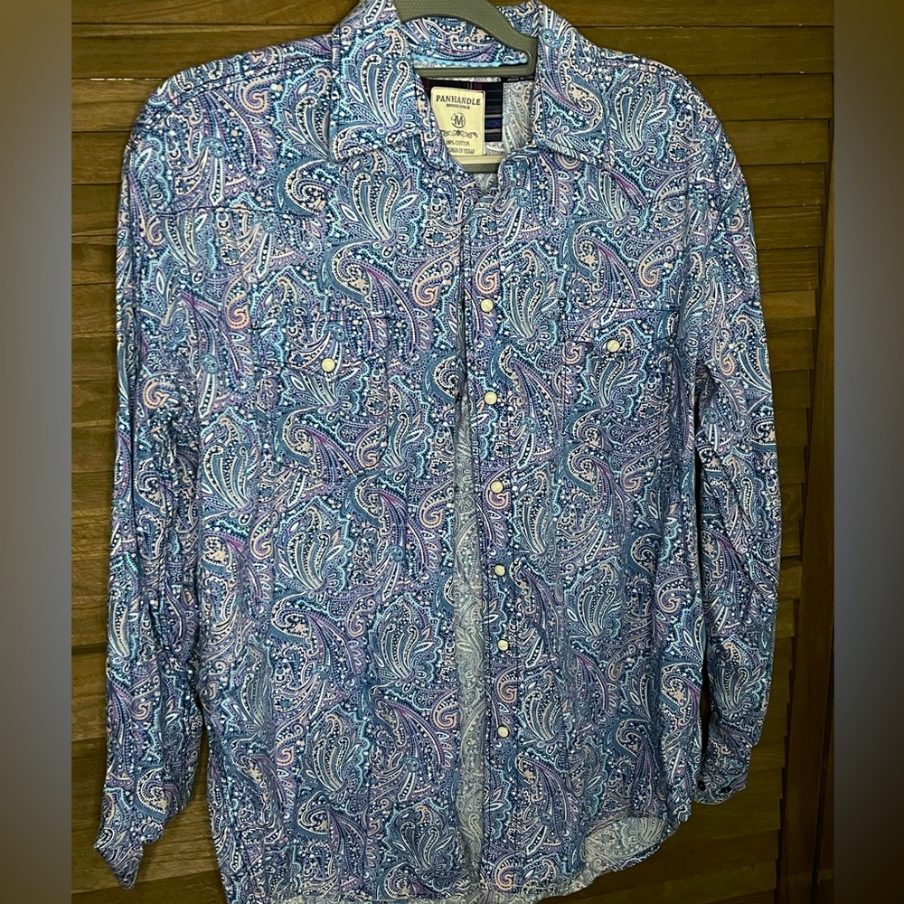 Panhandle Medium Snap button down